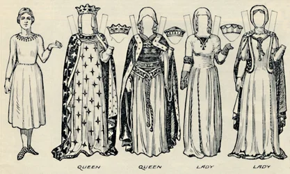 The Gallery of British Costume: What Men and Women Wear In Henry IIIs Time, c1934