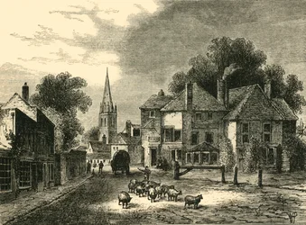 The Gate-House, Highgate, i 1820, c1876.