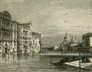 Canal Grande, Venedig, 1890.