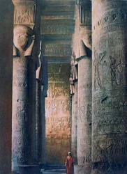 The Grand Hall, Temple of Hathor, Dendera, Egypten, 20. århundrede