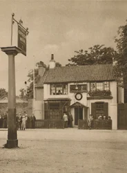 The Green Man at Putney Heath, c1935.