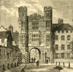 Holbein Gateway, Whitehall, 1881.