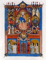 Den ideelle tilstand af Sainte Abbaye, c1300