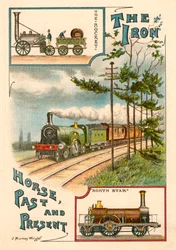 Jernhesten fortid og nutid, c1900