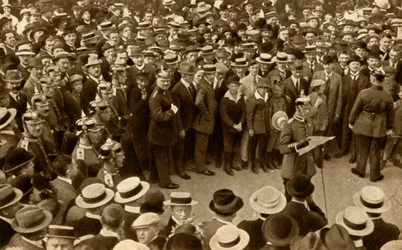 Kaisers proklamation af krig mod Storbritannien...Berlin, Tyskland, 4. august 1914, 1933.