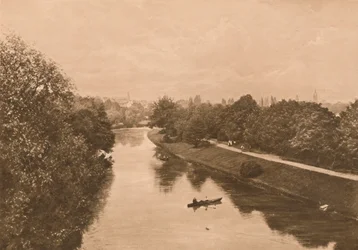 The Leam at Leamington, 1902