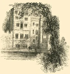 Lollards Tower, Lambeth Palace, c1878.