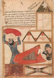 Manden, der lader som om han sover, mens tyven går ind i sit hus..., 1700-tallet.