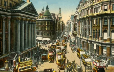 The Mansion House og Cheapside, London,.