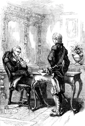 Marquis de Lafayette med George Washington, c1775-1781 c1880