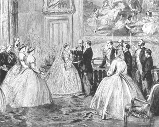 Prinsesse Alices ægteskab med prins Louis af Hessen...1862, 1901.