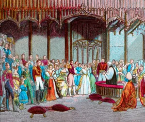Dronning Victorias ægteskab, 10. februar 1840, c1902