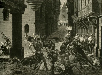 Massakren af St. Bartholomew, 1572, 1890.