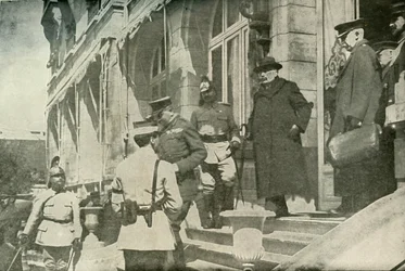Mødet mellem de britiske og franske krigsministre, 1915, 1919.