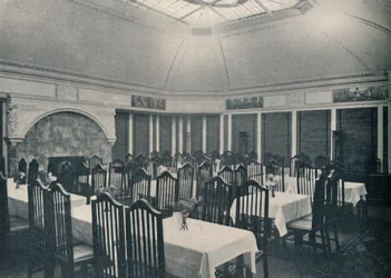 Morris-værelset på Clarion Café, Manchester, c1911