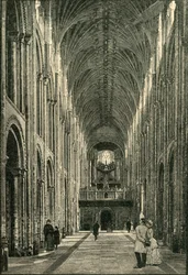 The Nave, Norwich Cathedral, 1898.
