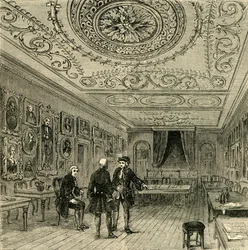 Det gamle værelse i Evanss., 1881.