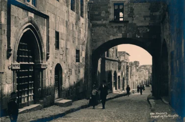 Den gamle bydel på Rhodos, Grækenland, 1936