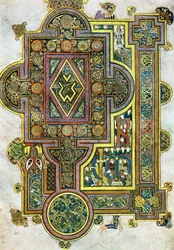 Lukas-evangeliets åbningsord, 800 e.Kr., 20. århundrede