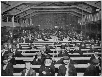 The Penny Sit-Up, Frelsens Hærs husly, Blackfriars, London, c1900 1901