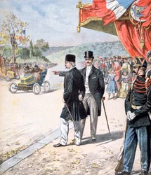 Den persiske Shah Mozzafar al-Din Shah Qajar i Frankrig, 1902