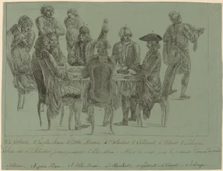 De Filosofernes Måltid, efter 1772.