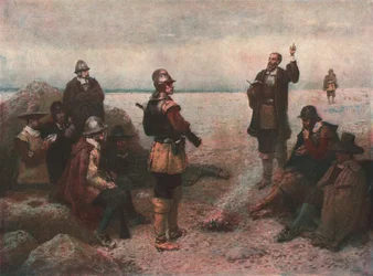 Pilgrimsfædrene, c1869, c1902.