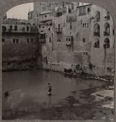 Ezekias-dammen, Jerusalem, omkring 1900