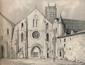 Portalen til klosteret St. Genevieve, 1915