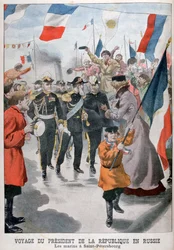 Præsidenten for Republikken Frankrig besøger Skt. Petersborg, Rusland, 1902