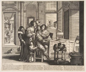 Den fortabte søn i et hus med dårligt ry, ca. 1636.