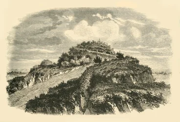Cholula-pyramiden, 1890.