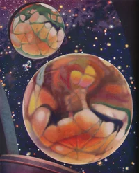 Den røde planet studeret gennem det moderne teleskop, c1935