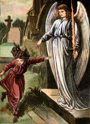 De røde sko, eventyr af HC Andersen, c1880