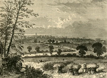 The Roman Road, Tufnell Park, i 1838, c1876.