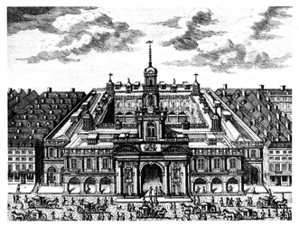 The Royal Exchange, London, slutningen af det 17. århundrede