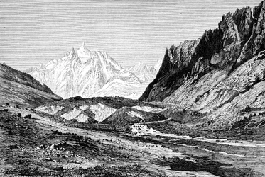 Shchurovskiy-gletsjeren, Rusland, 1895