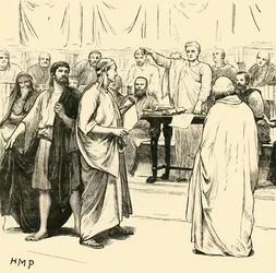 Sofisterne fordrevet fra Rom, 1890.