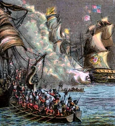 Den spanske armada, 1588, c1850