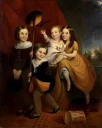 Stephens børn, ca. 1845.