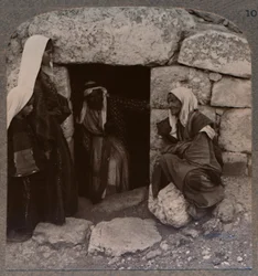 Lazarus grav, Betania, omkring 1900