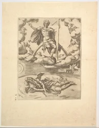 The Triumph of Divinity eller Eternity fra The Triumphs of Petrarch, ca. 1548-49.