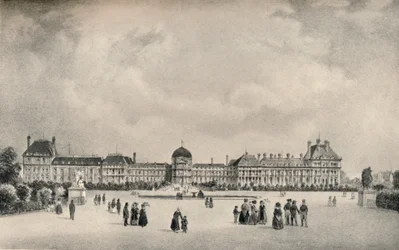 Tuileriepaladset fra haven, 1915