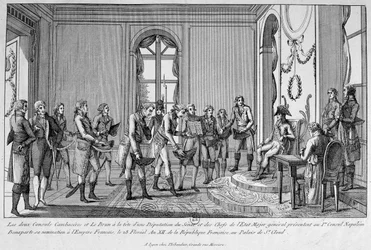 De to konsuler Cambacérès og Le Brun udnævner Napoleon til kejser, 1800-tallet