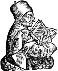 Den ærværdige Bede c673-735, angelsaksisk teolog, lærd og historiker, 1493