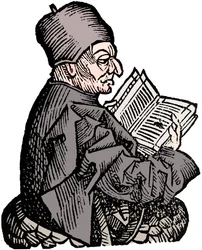 Den ærværdige Bede c673-735, angelsaksisk teolog, lærd og historiker, 1493