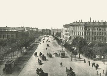 Vesterbrogade, København, 1895.