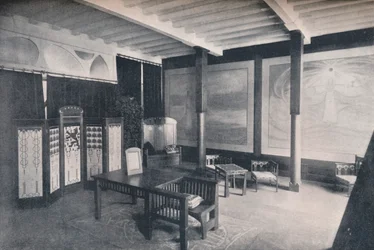Den hollandske sektions vestibule ved Torino-udstillingen, 1902