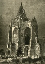Vestfronten, Crowland Abbey, 1898.