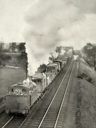 Den berømte Lickey-skråning mellem Bromsgrove og Blackwell, Worcestershire, 1935.